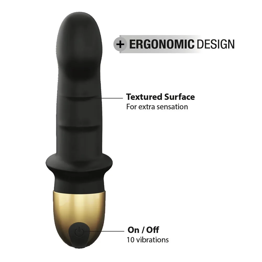 Dorcel Mini Lover 2.0 - nabíjací, G-bod vibrátor (čierno-zlatý) – Obrázok 7