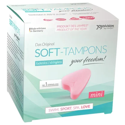 Joydivision Soft-Tampons mini - tampóny bez šnúrky (3 ks)