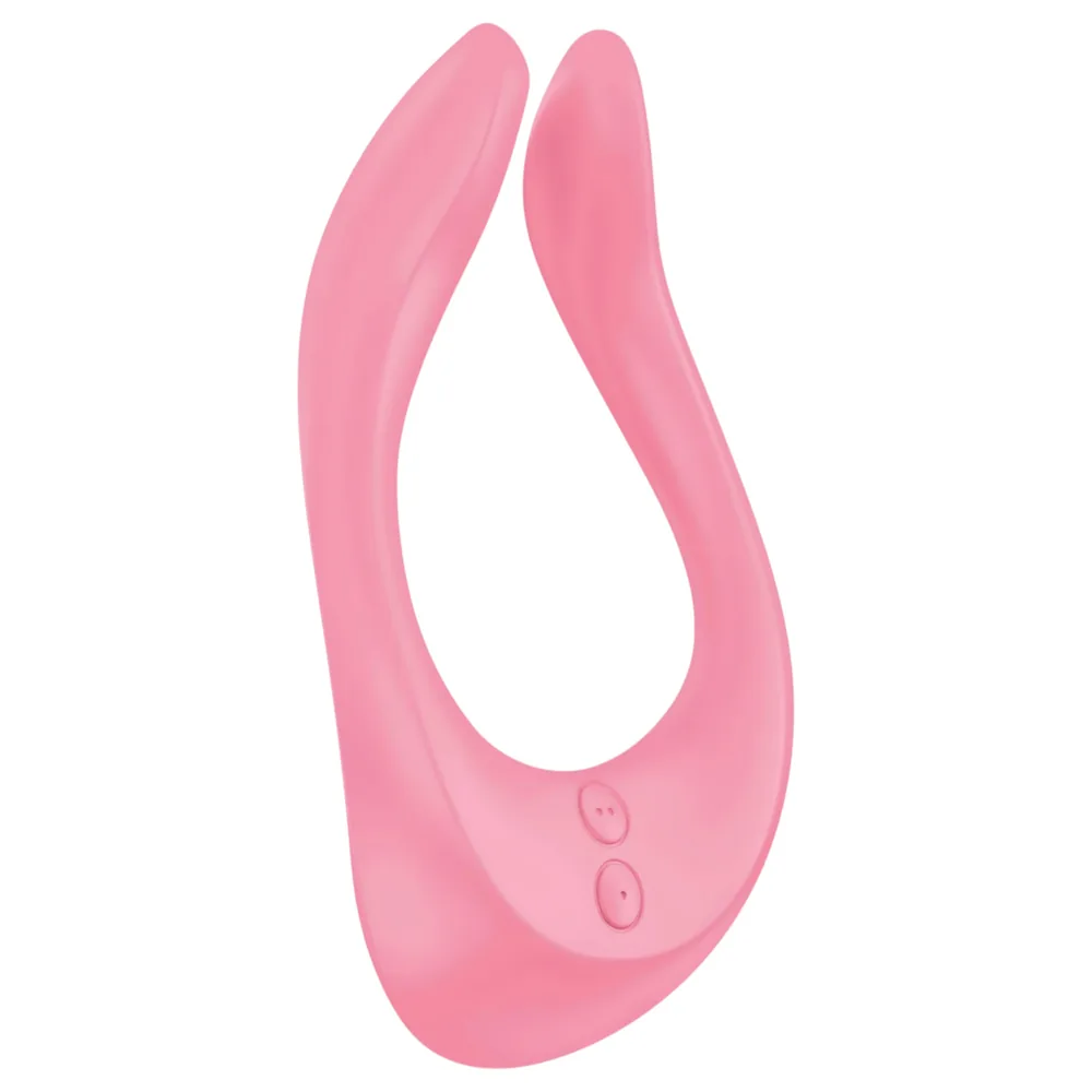 Satisfyer Endless Joy - vibračný stimulátor pre páry - dobíjací - ružový