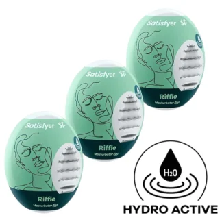 Satisfyer Egg Riffle - sada masturbátorov vajíčko (3 ks)