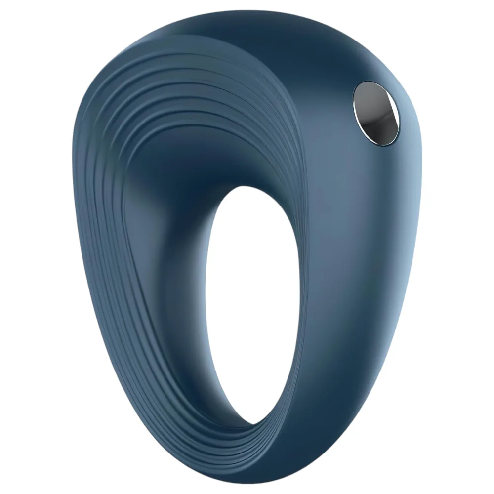 Satisfyer Power Ring - vibračný erekčný krúžok - vodotesný - sivý