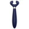 Satisfyer Endless Fun - nabíjateľný vodotesný párový vibrátor - modrý