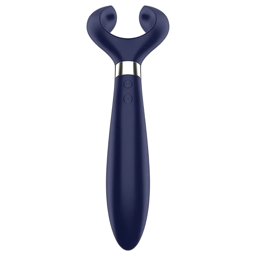 Satisfyer Endless Fun - nabíjateľný vodotesný párový vibrátor - modrý