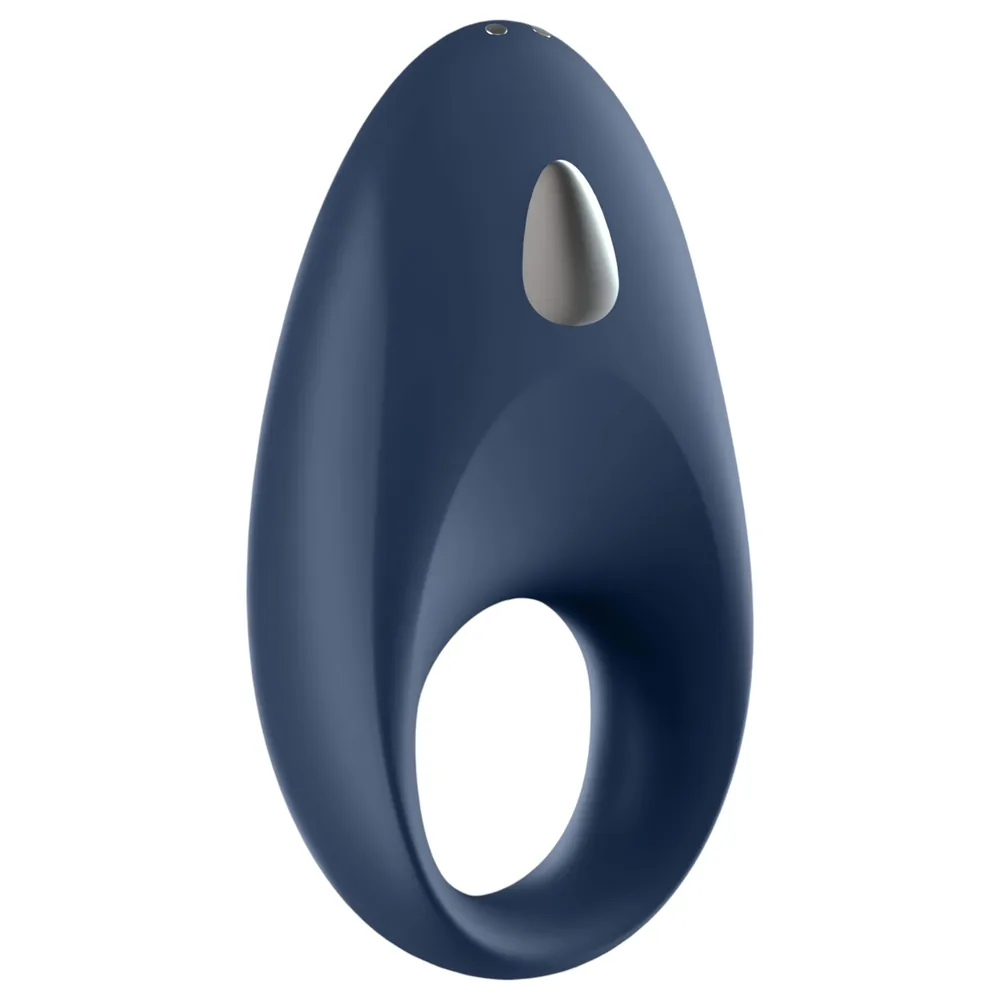 Satisfyer Mighty One - Vibračný krúžok na penis s ovládaním cez aplikáciu, pre mužov (modrý) – Obrázok 2