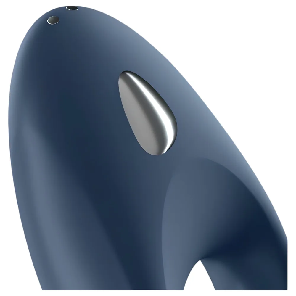 Satisfyer Mighty One - Vibračný krúžok na penis s ovládaním cez aplikáciu, pre mužov (modrý) – Obrázok 7