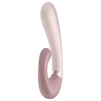 Satisfyer Heat Wave - vibrátor s ohrievaním ovládaný aplikáciou (béžový)