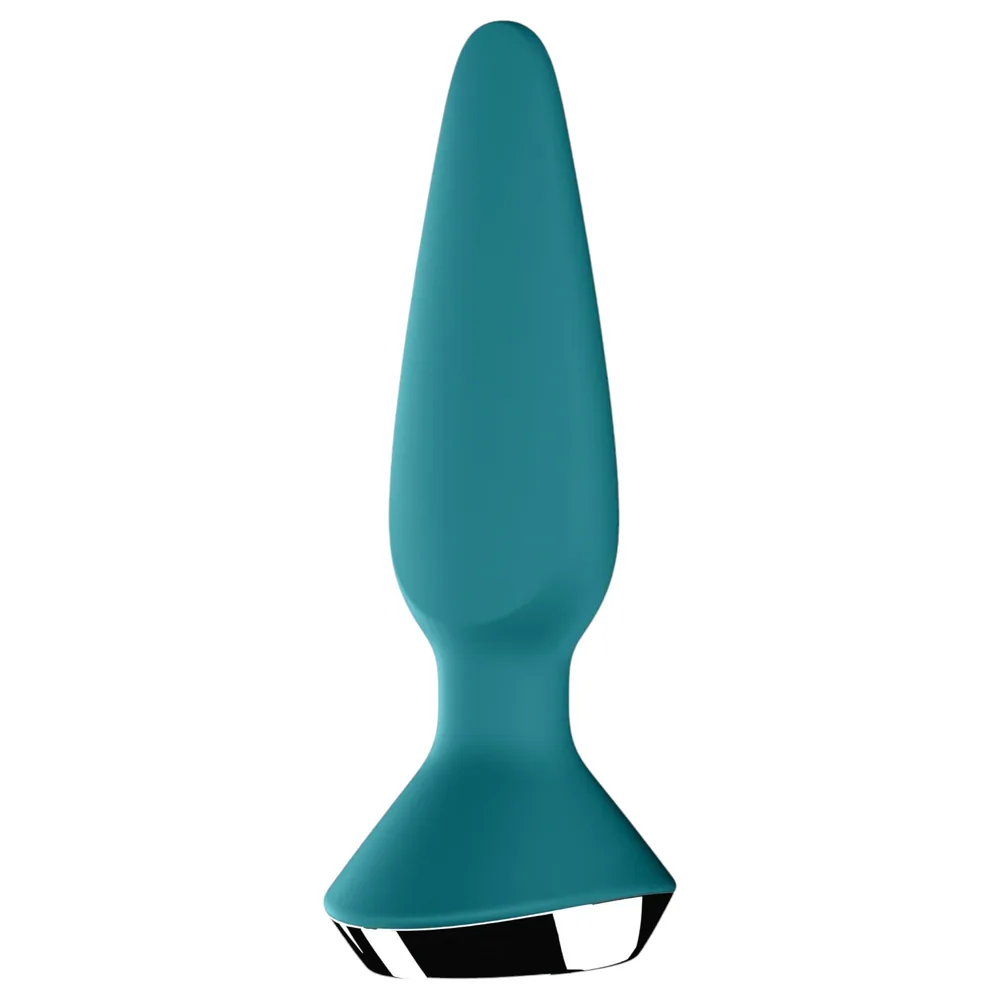 Satisfyer Plug-ilicious 1 - análny vibrátor ovládaný aplikáciou (zelený)