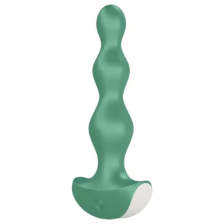 Satisfyer - análny vibrátor - nabíjateľný, vodotesný, zelený