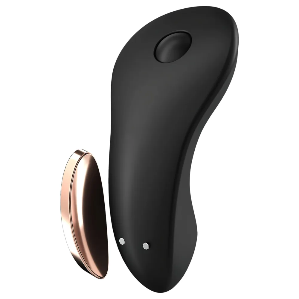 Satisfyer Little Secret - klitorálny vibrátor ovládaný aplikáciou (čierny) – Obrázok 2