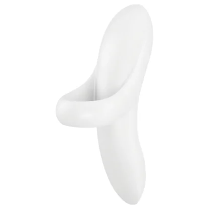 Satisfyer Bold Lover - nabíjací vodotesný prstový vibrátor - biely