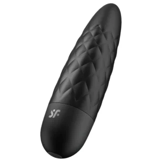 Satisfyer - mini vibrátor pre ženy - vodotesný - čierny