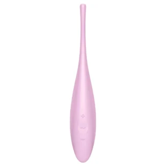 Satisfyer Twirling Joy - vibračný klitorálny stimulátor ovládaný aplikáciou (ružový)
