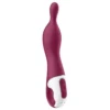 Satisfyer A-Mazing 1 - vibrátor na bod A - dobíjací - červený
