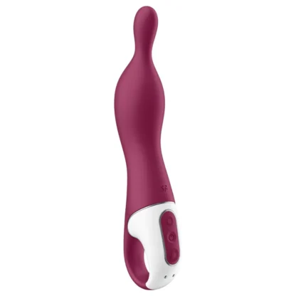 Satisfyer A-Mazing 1 - vibrátor na bod A - dobíjací - červený