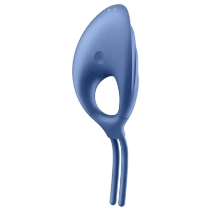Satisfyer Swordsman - vibračný erekčný krúžok - nabíjateľný - modrý