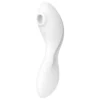 Satisfyer Curvy Trinity 5+ - aplikáciou ovládaný 2v1 vibrátor (biely)