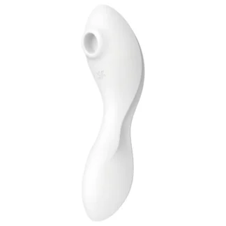 Satisfyer Curvy Trinity 5+ - aplikáciou ovládaný 2v1 vibrátor (biely)