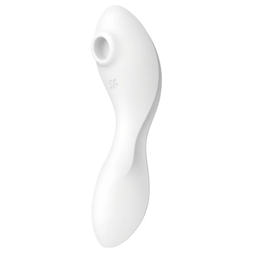 Satisfyer Curvy Trinity 5+ - aplikáciou ovládaný 2v1 vibrátor (biely)