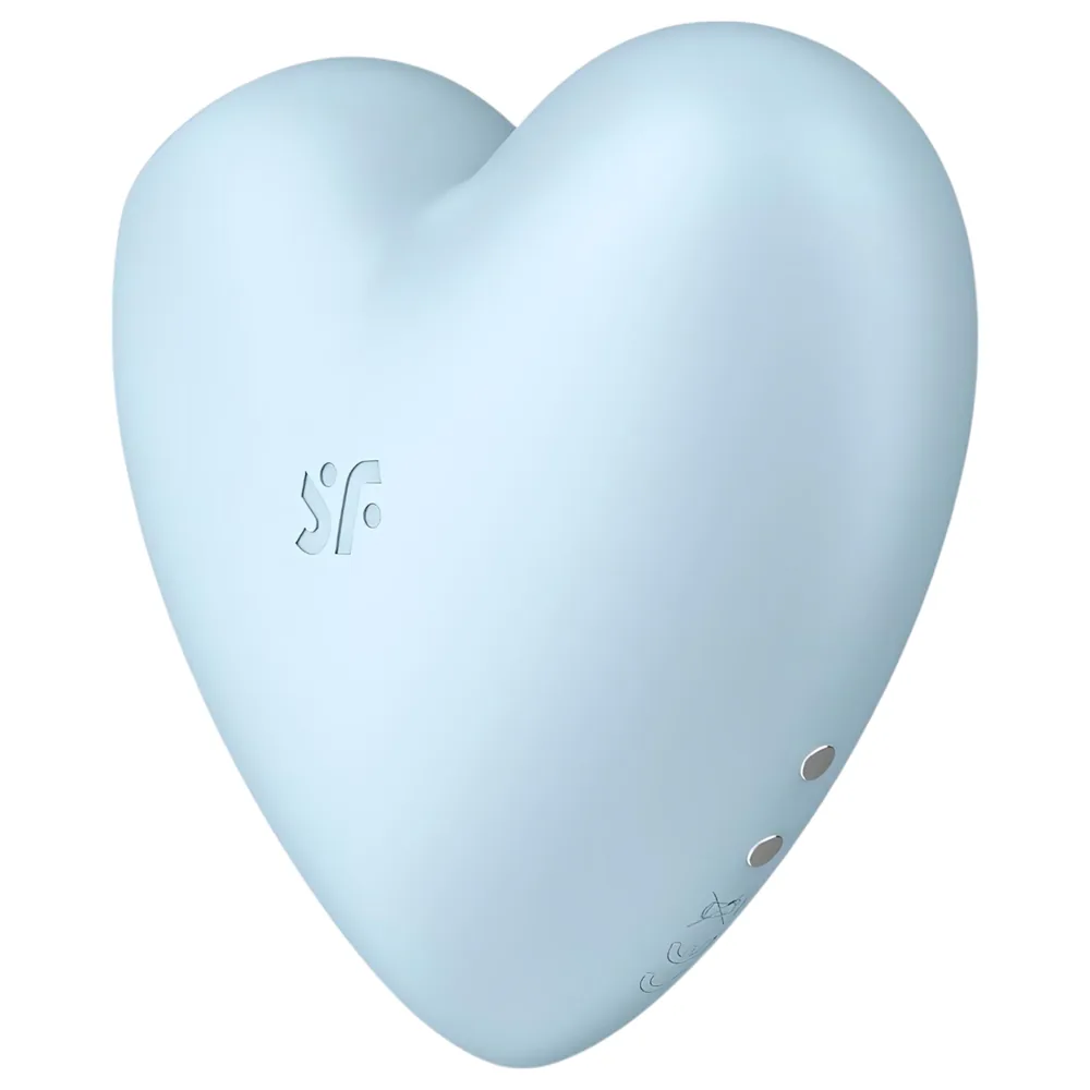 Satisfyer Cutie Heart - nabíjací stimulátor klitorisu s tlakovými vlnami - modrý – Obrázok 4