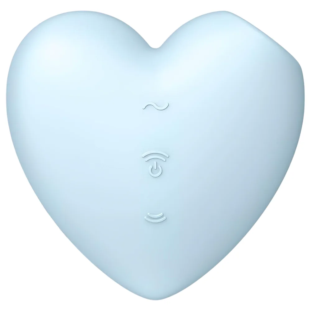 Satisfyer Cutie Heart - nabíjací stimulátor klitorisu s tlakovými vlnami - modrý – Obrázok 5