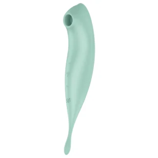 Satisfyer Twirling Pro - vibrátor na klitoris ovládaný aplikáciou (mentolová)