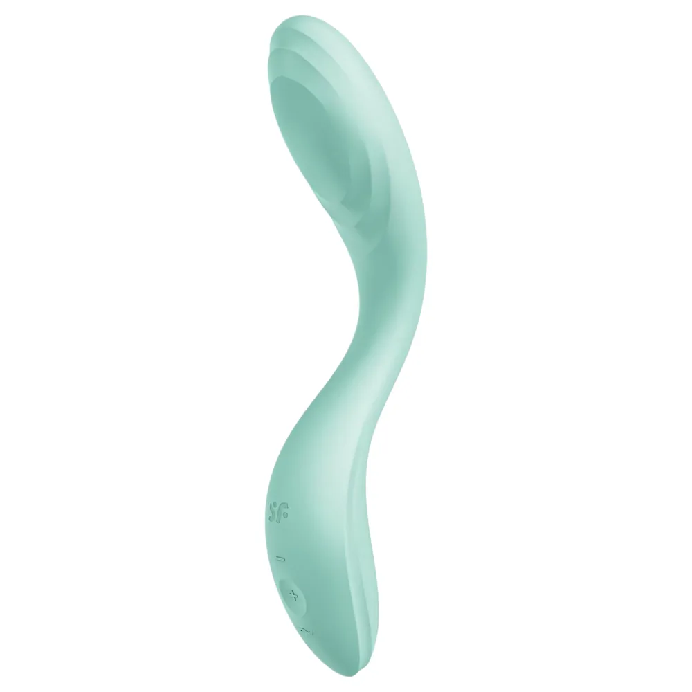 Satisfyer Rrrolling - vibrátor na G-bod s pohyblivou guličkou - mentolová