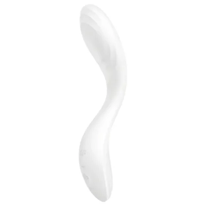 Satisfyer Rrrolling - vibrátor na bod G s pohyblivými guľôčkami - biely