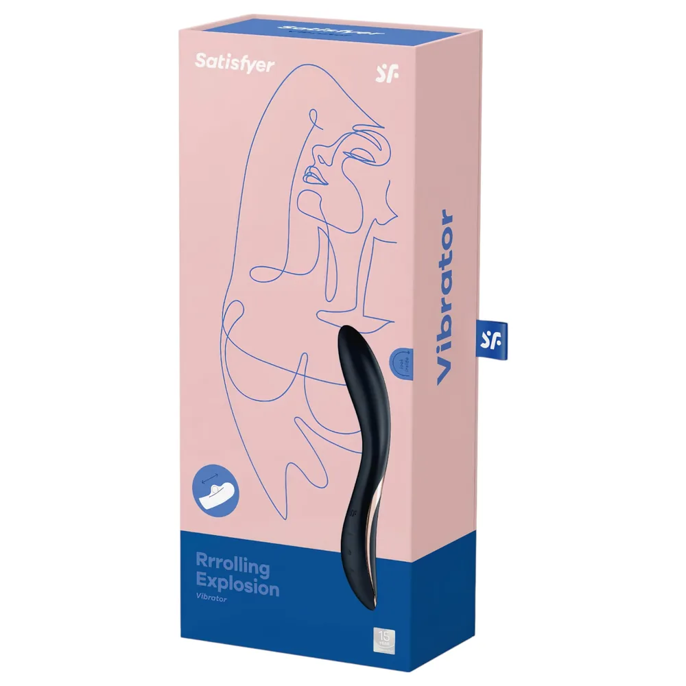 Satisfyer Rrrolling - vibrátor na G-bod s pohyblivou guľôčkou - čierny – Obrázok 6