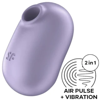 Satisfyer Pro To Go 2 - vibračný stimulátor klitorisu na batériu - fialový