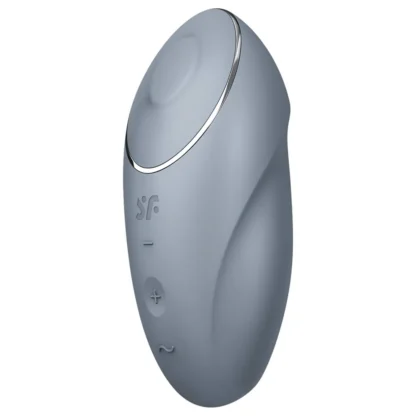 Satisfyer Tap & Climax 1 - vibrátor na klitoris 2v1 - sivý