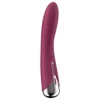 Satisfyer - vibrátor na bod G s rotačnou hlavou - červený