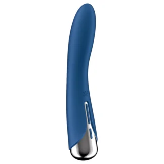 Satisfyer Spinning Vibe 1 - vibrátor na G-bod s rotujúcou hlavou - modrý