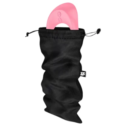 Satisfyer Treasure Bag - diskrétne úložné vrecko - stredné (čierne)