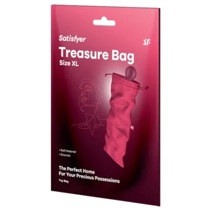 Satisfyer Treasure Bag XL - diskrétna taška na uskladnenie sexuálnych hračiek (ružová)
