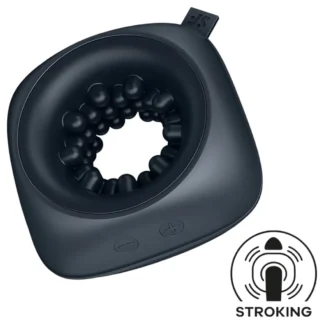 Satisfyer - vibračný masturbátor pre mužov - dobíjací - čierny