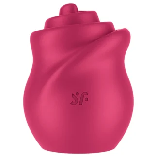 Satisfyer Tongue Twister - rotačný vibrátor na klitoris s jazykom - ružový
