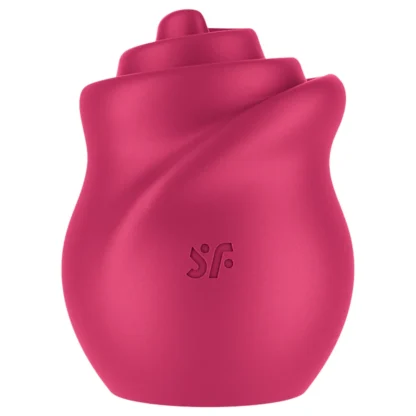 Satisfyer Tongue Twister - rotačný vibrátor na klitoris s jazykom - ružový