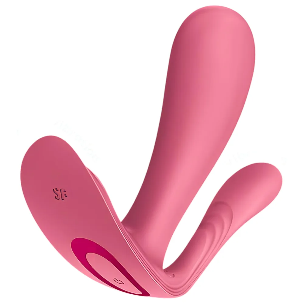 Satisfyer Top Secret+ - nositeľný vibrátor na bod G a análny vibrátor (ružový)