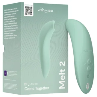 We-Vibe Melt 2 - aplikáciou ovládaný stimulátor klitorisu s tlakovými vlnami (tyrkysový)