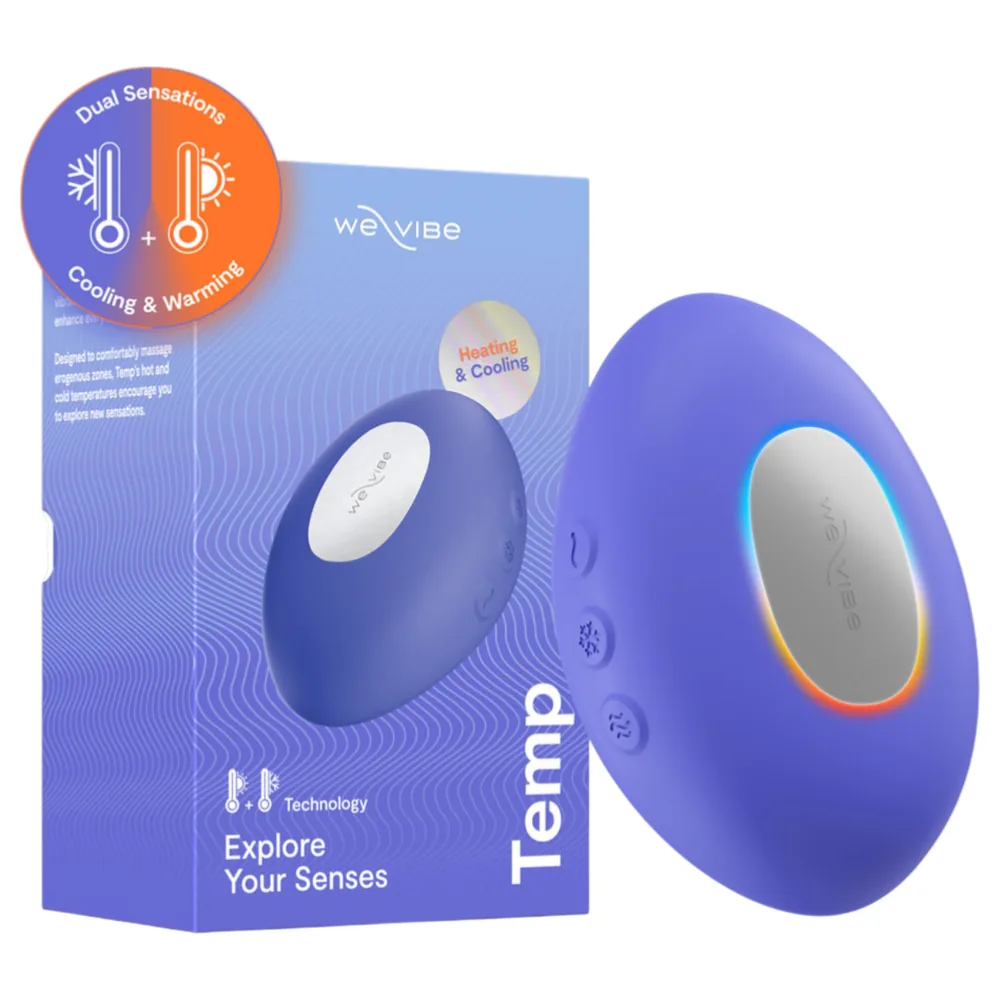 We-Vibe Temp - chladivý-hrejivý dráždidlo klitorisu vibrátor (modrý)