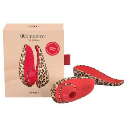 Womanizer Liberty 2 - dráždidlo klitorisu s tlakovými vlnami (leopardí)