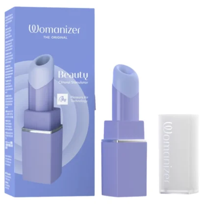 Womanizer Beauty - klitorálny stimulátor s vlnami vzduchu v tvare rúžu (fialový)