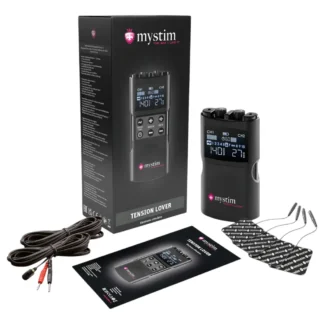 mystim Tension Lover 2 - elektro stimulátor - digitálny set - čierny