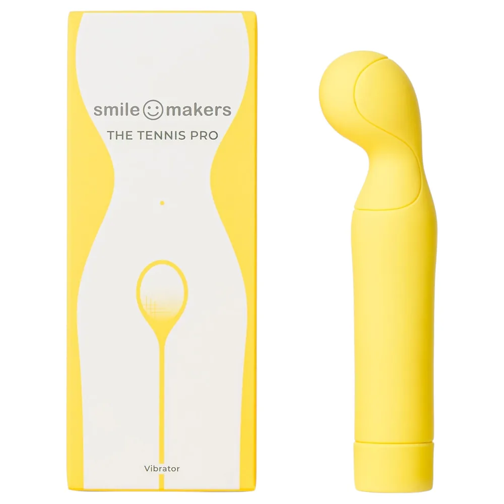 Smile Makers The Tennis Pro - žltý vibrátor na bod G