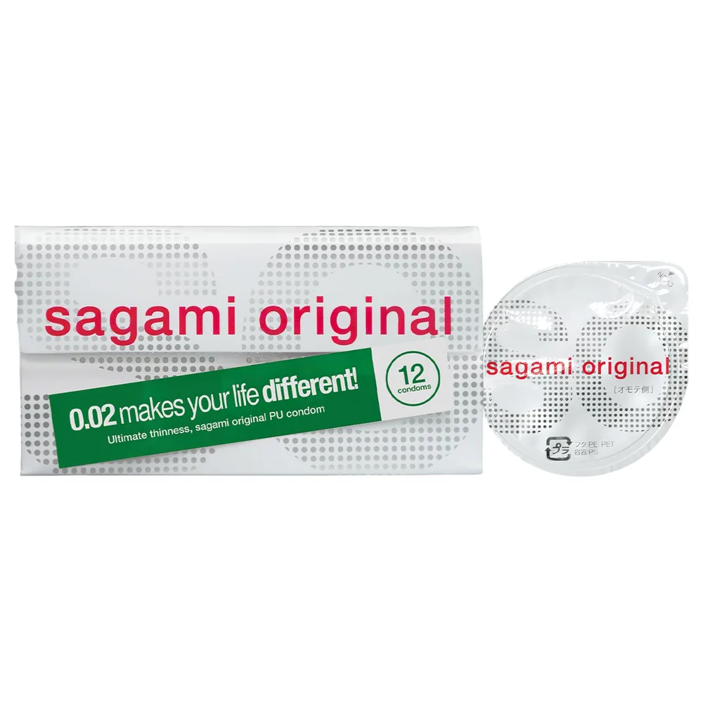 Sagami Original 0,02 - kondóm - 55 mm (12 ks)