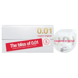 Sagami Original 0.01 - kondóm - ultra tenký - 55mm - 5ks
