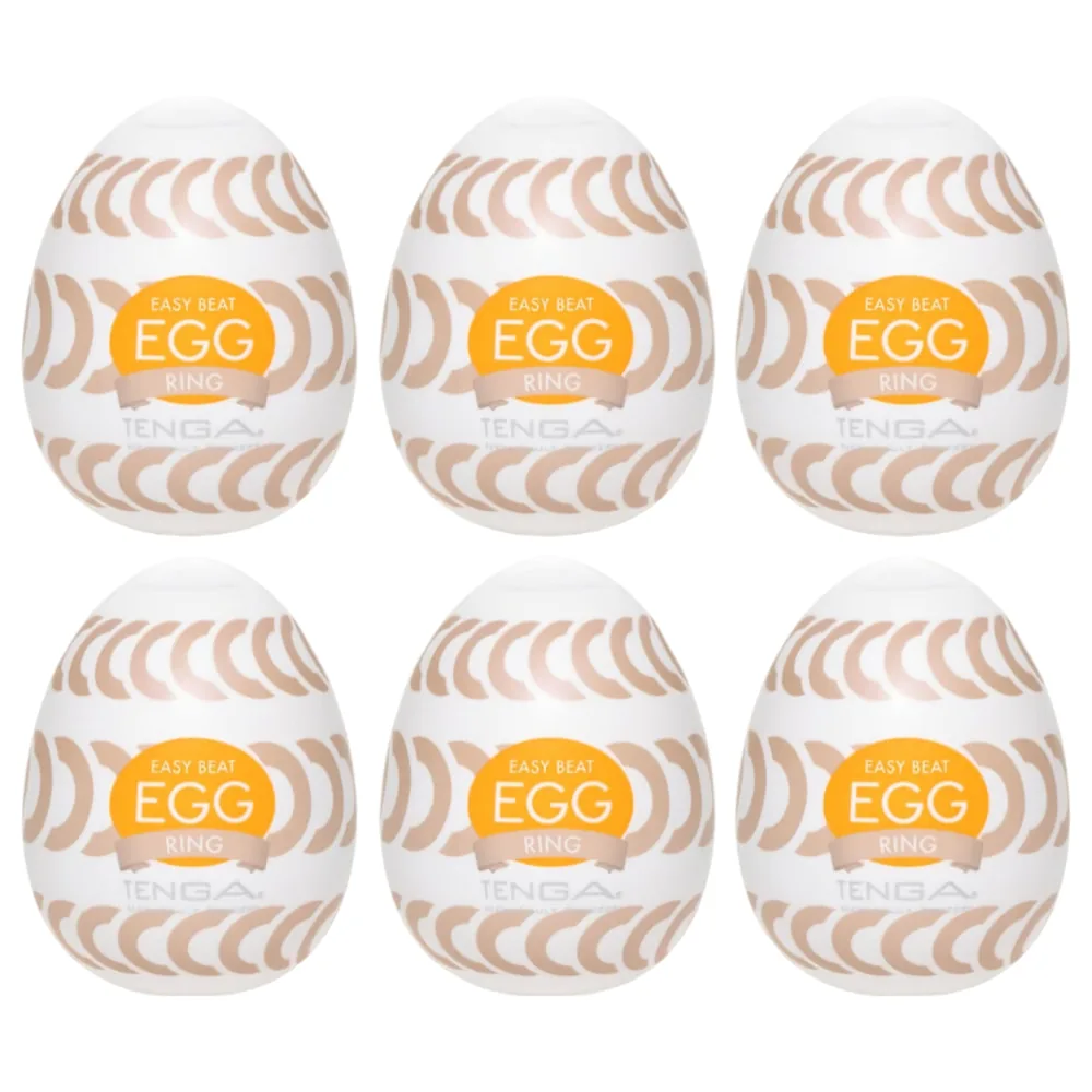 TENGA Egg Ring - masturbátor vajíčko - sada 6 kusov