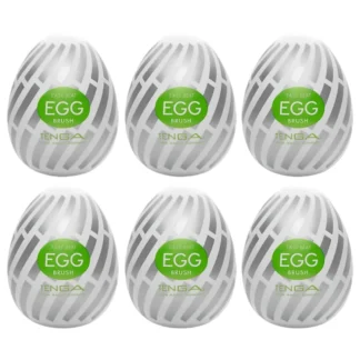 TENGA Egg Brush - masturbátor vajíčko - 6 kusov