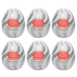TENGA Egg Tornado - masturbačné vajíčko - sada 6 ks