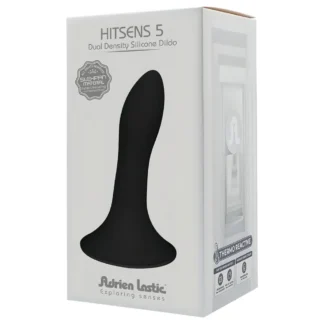Adrien Lastic Hitsens 5 - termo reaktívne análne dildo (čierne)